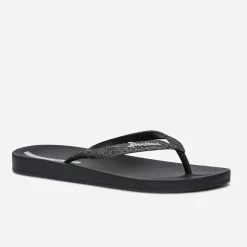 IPANEMA Mules/Tongs^Tong e à brides pailletées NOIR
