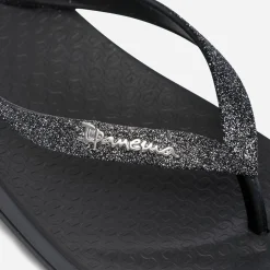IPANEMA Mules/Tongs^Tong e à brides pailletées NOIR