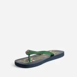 Jack & Jones Nu-Pieds/Sandales^Tong JACK&JONES marine bride verte MULTICOLORE