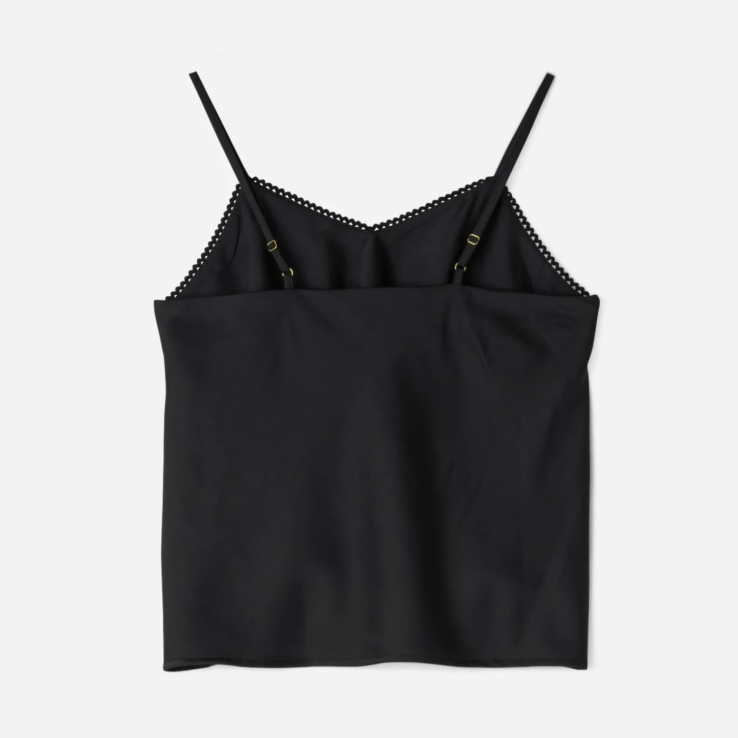 Texto T-Shirts^Top fines bretelles NOIR