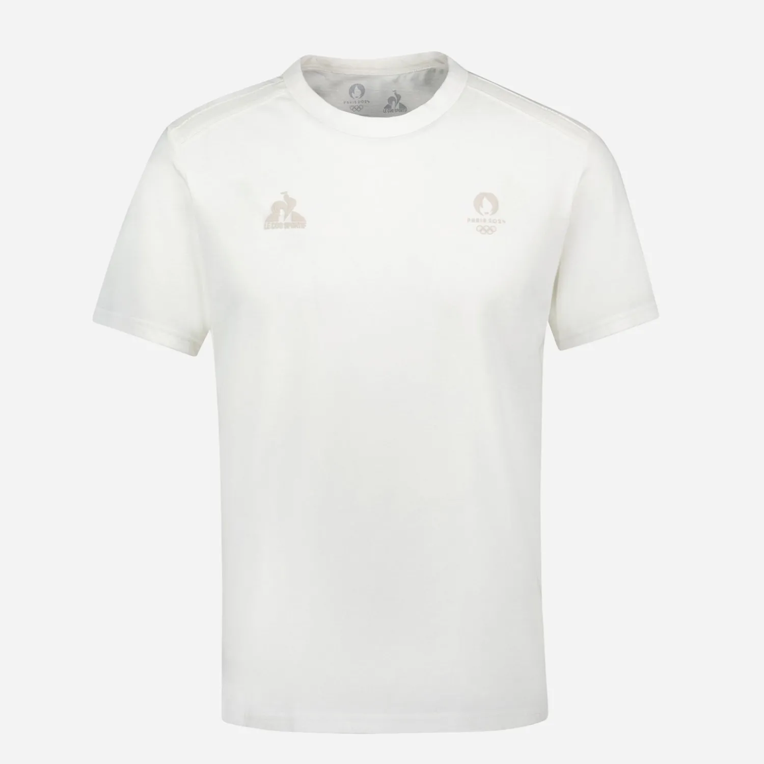 Le Coq Sportif Accessoires^T-shirt écru détails sport BLANC