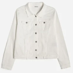 Texto Vestes & Gilets^Veste he en jean BLANC
