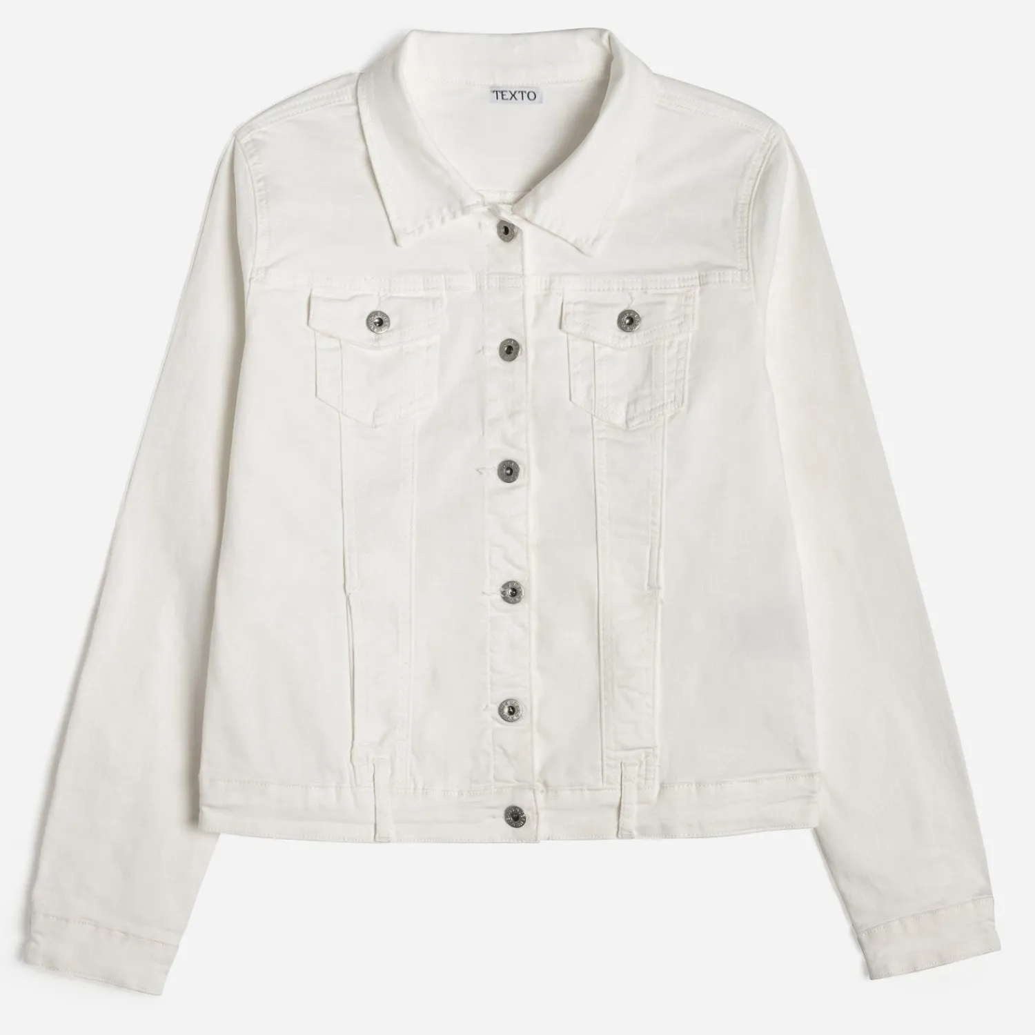 Texto Vestes & Gilets^Veste he en jean BLANC